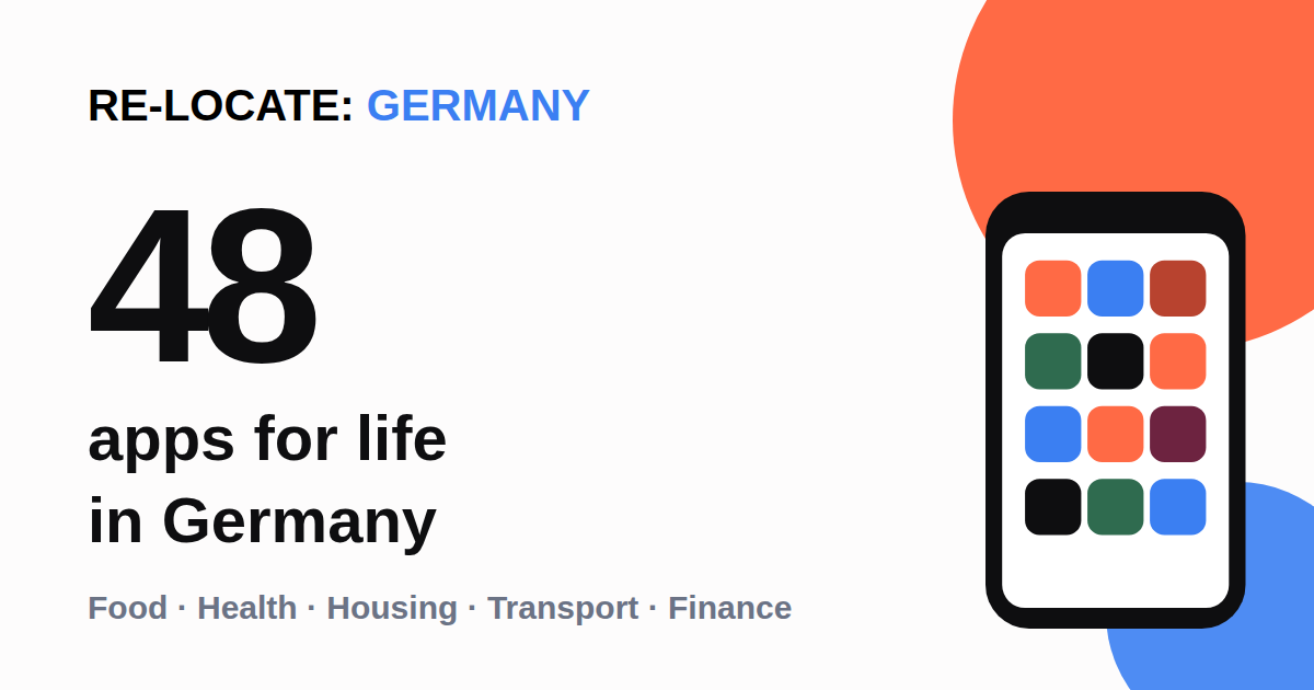 48 apps to settle in quickly and live well in Germany