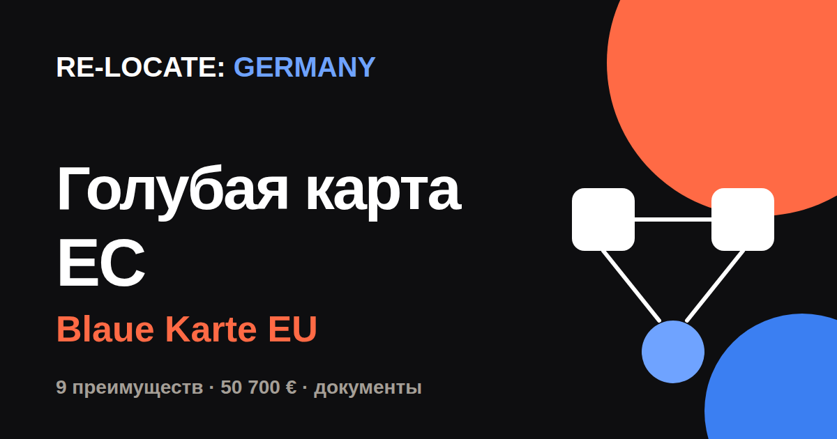 Голубая карта ЕС в Германии: 9 преимуществ, требования и список документов