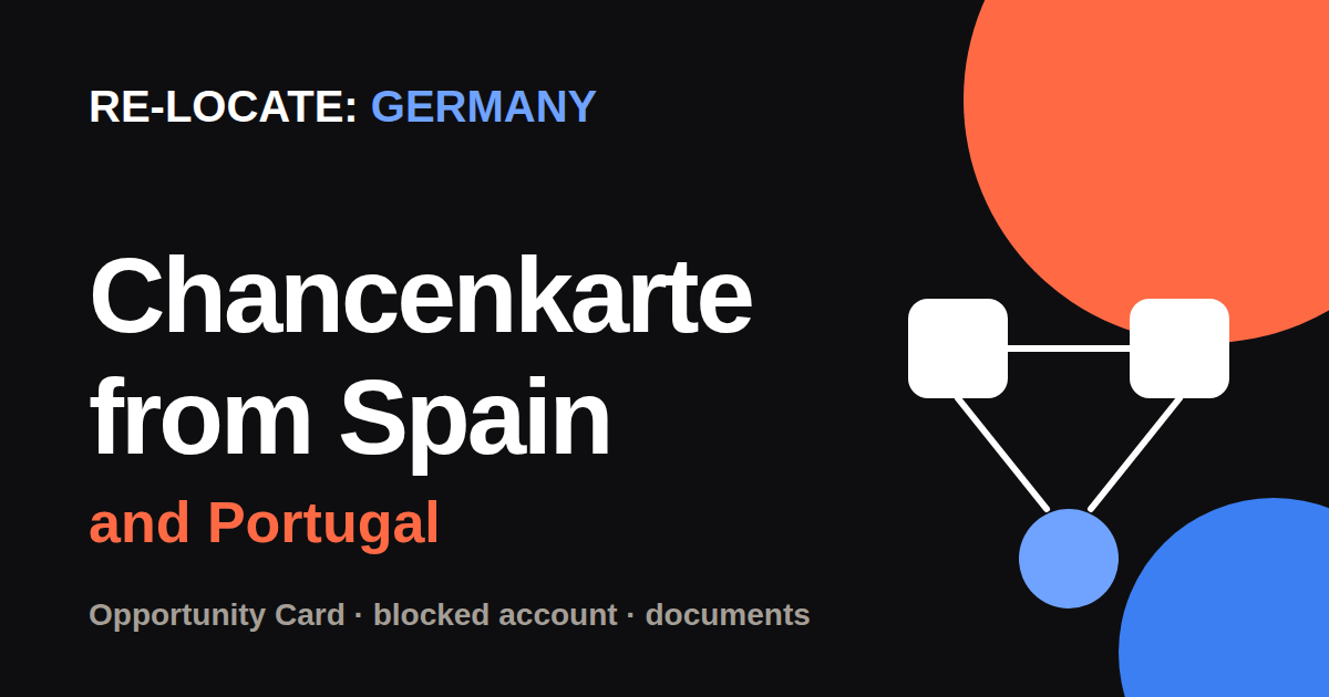 Is your Spanish or Portuguese residence permit expiring? Consider Germany's job seeker visa