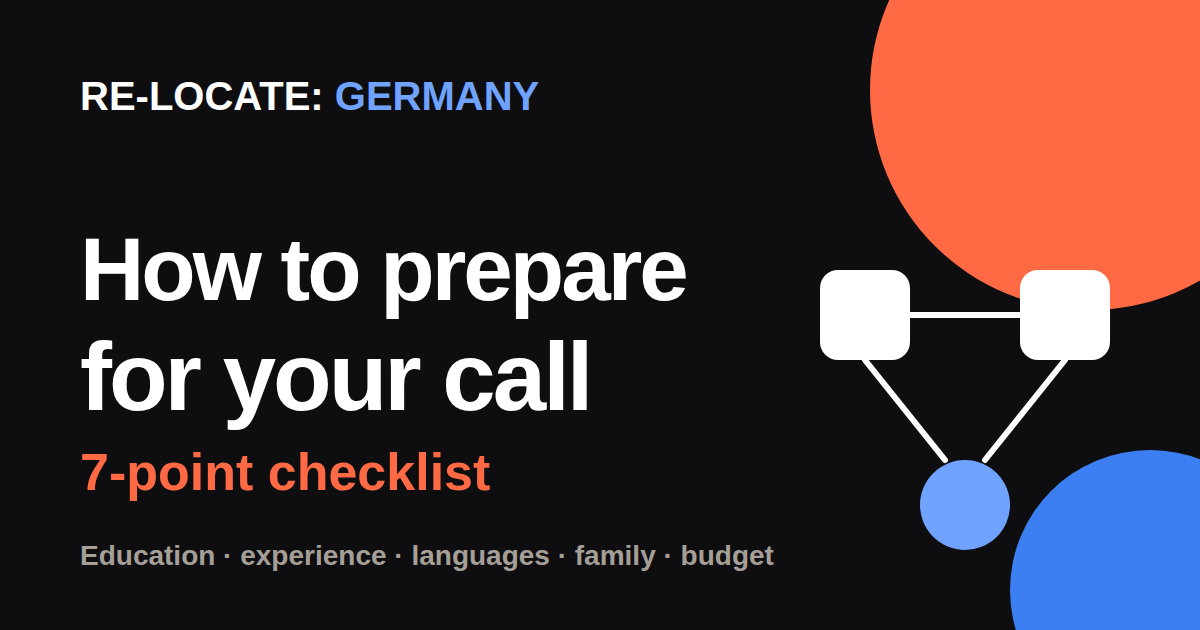 How to prepare for your relocation consultation