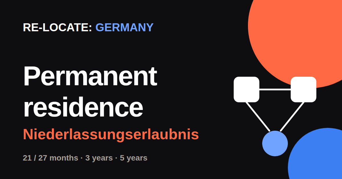 Permanent residence in Germany, done right