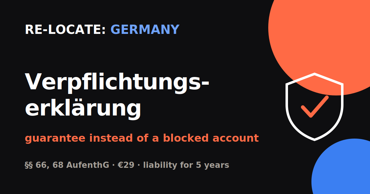 "Verpflichtungserklärung: the formal obligation letter for a German visa"